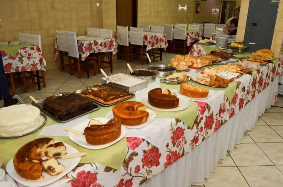 Hotel Novo Tamburi Santa Terezinha do Itaipu Ngoại thất bức ảnh